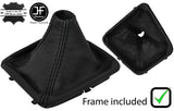 BLACK STITCH LEATHER AUTOMATIC GEAR+PLASTIC FRAME FITS MERCEDES SLK R172 11-16