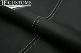 L GREY STITCH ITALIAN LEATHER GEAR GAITER FITS FORD S-MAX 06-14 CUSTOM NEW