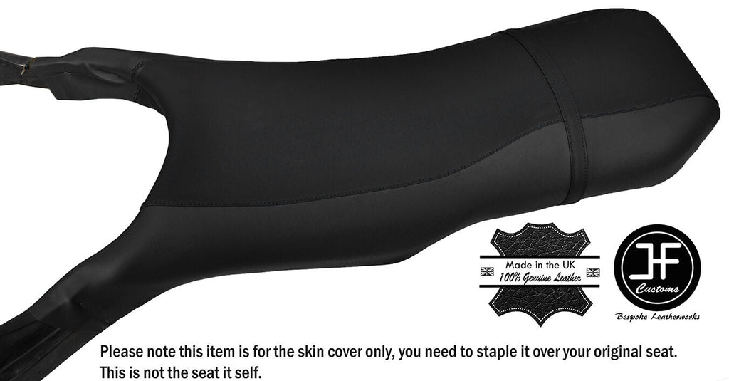 BLACK STITCH CUSTOM FITS SEA DOO XP 97-05 AUTOMOTIVE VINYL SEAT COVER + STRAP