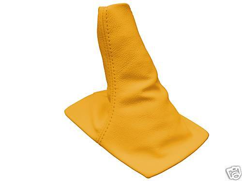 FITS TOYOTA CELICA ORANGE  LEATHER GEAR GAITER 94-99 CUSTOM NEW MADE IN UK