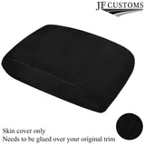 BLACK STITCH ARMREST SUEDE SKIN COVER FITS SUBARU IMPREZA WRX STI 2008-2016