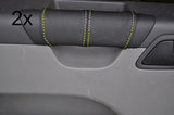 yellow stitch FITS VW T5 TRANSPORTER CARAVELLE CAMPER 2X DOOR HANDLE  COVERS
