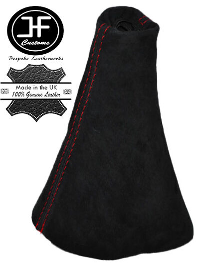 RED STITCH REAL SUEDE MANUAL GEAR GAITER FITS CITROEN XSARA PICASSO 1999-2010