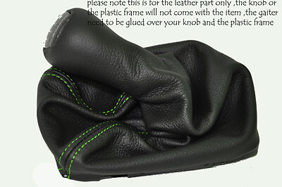 green stitch FITS MERCEDES FL E CLASS W210 GEAR GAITER 99-03 MANUAL&AUTOMATIC