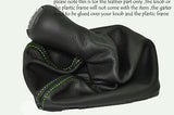 green stitch FITS MERCEDES FL E CLASS W210 GEAR GAITER 99-03 MANUAL&AUTOMATIC