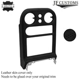 BLACK STITCH LEATHER RADIO SURROUND COVER FITS MAZDA MX5 MK1 MIATA 94-98