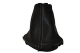 FITS SMART FORFOUR LEATHER GEAR GAITER grey stitch CUSTOM NEW MADE IN UK