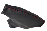 RED DOUBLE STITCH FITS MG MGF TF TF HANDBRAKE GAITER GATOR GAITOR LEATHER