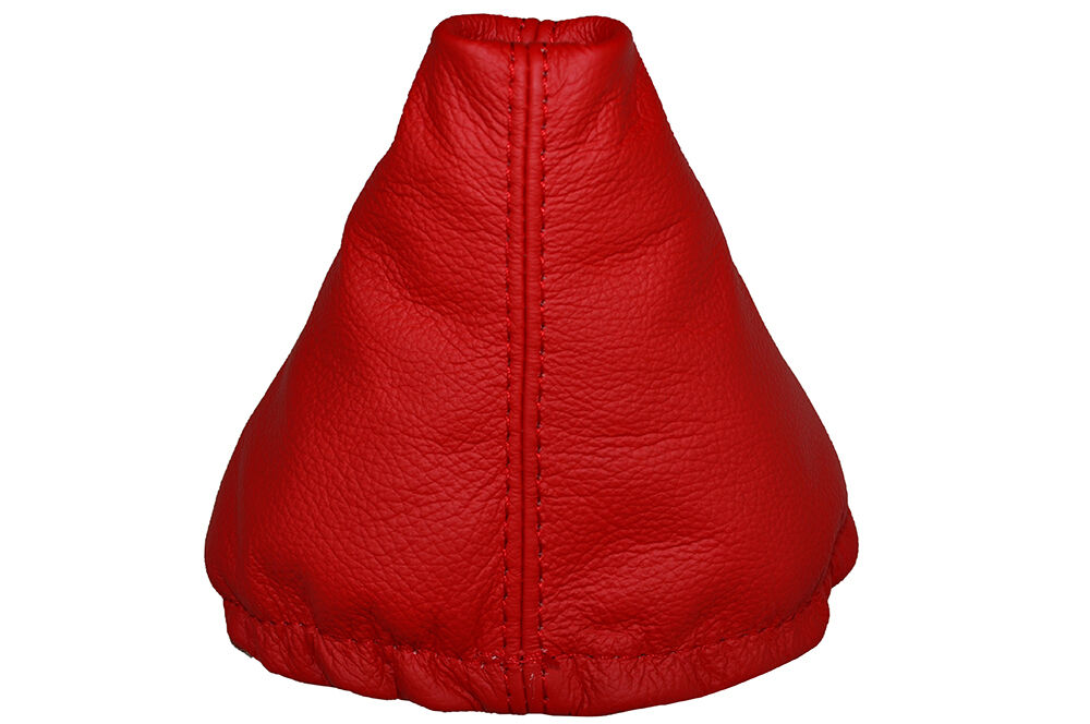 RED LEATHER FITS VW GOLF MK4 98-05 BORA GEAR GAITOR COVER ONLY CUSTOM NEW