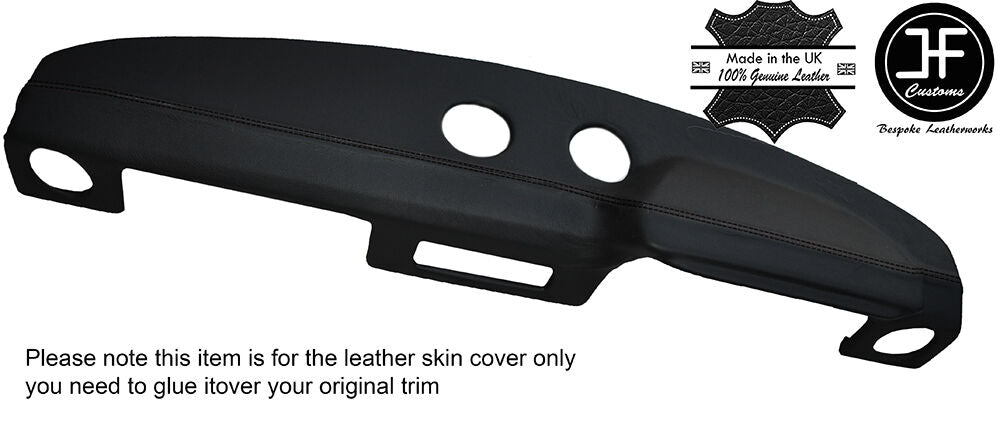 BLACK STITCHING TOP DASH DASHBOARD LEATHER COVER FITS ALFA ROMEO ALFETTA GTV GT