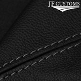 GREY TITCH LEATHER GEAR GAITER FITS VAUXHALL OPEL VX220 SPEEDSTER 00-07