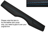BLUE STITCH REAR PARCEL SHELF SKIN COVER FITS FIAT 500 & FIAT 500 ABARTH 07-14