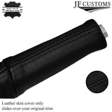 BLACK STITCH LEATHER MANUAL CENTRE KIT COVERS FOR BMW E46 COUPE 98-04 CUSTOM NEW