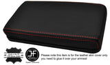 RED STITCHING LEATHER ARMREST COVER FITS BMW 3 SERIES E30 82-93 CUSTOM NEW