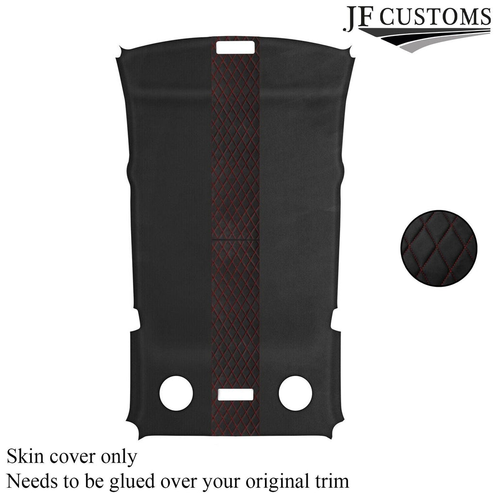 DSG2 D RED STITCH D GREY LUXE SUEDE HEADLINER COVER FOR BMW E36 90-99 TOURING