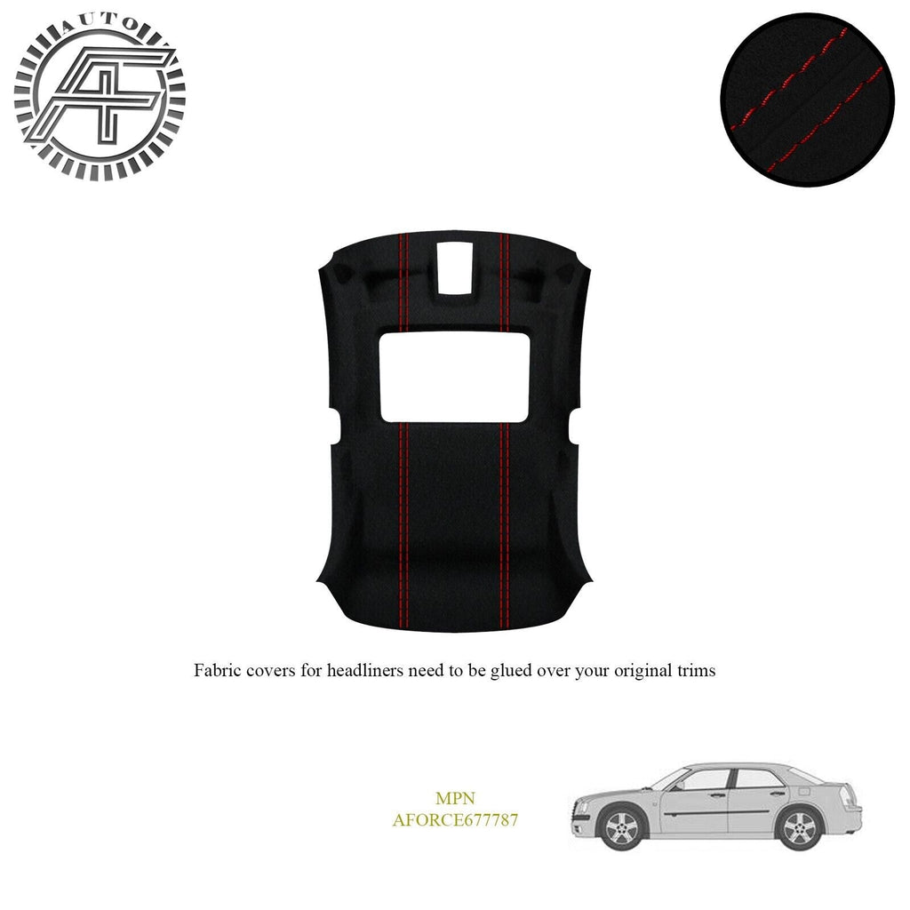 LUXE SUEDE HEADLINER COVER FITS CHRYSLER 300C 4 DOOR SEDAN + SUNROOF 2004-2010