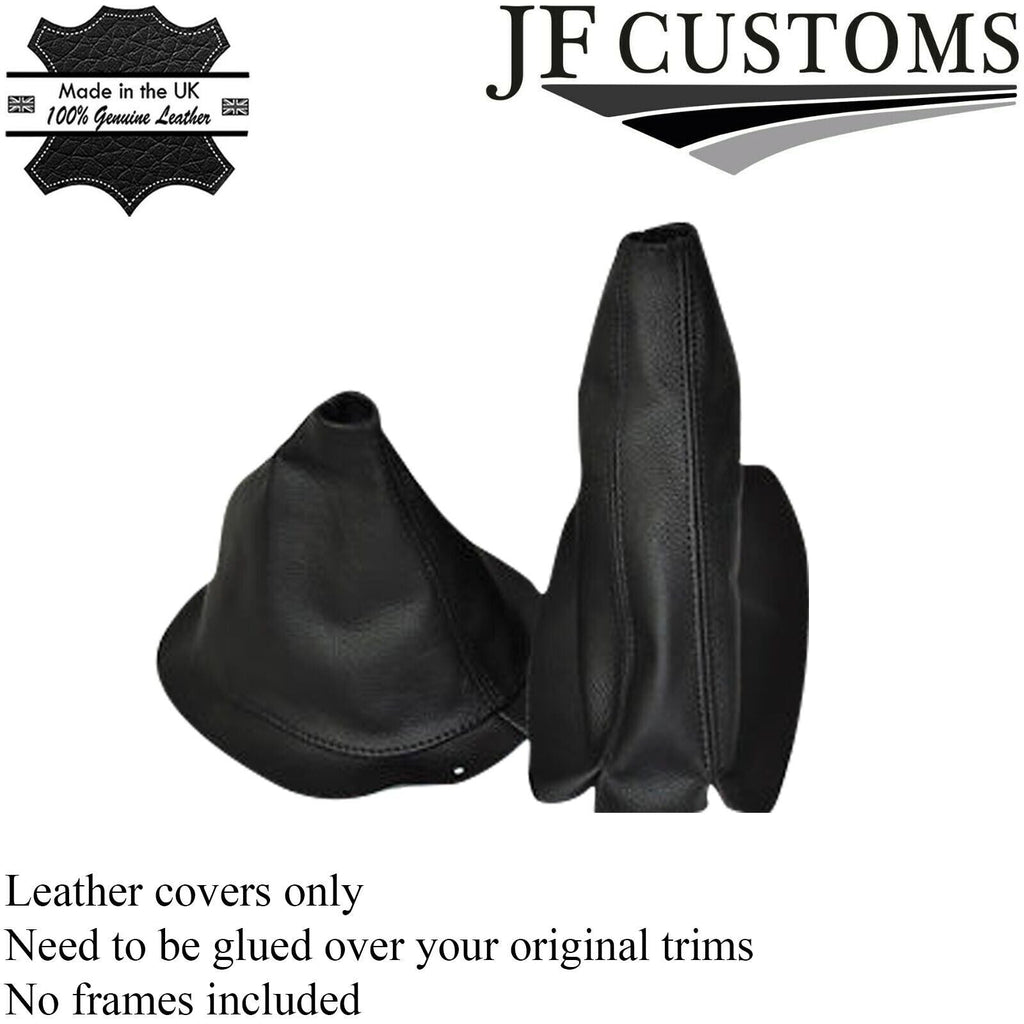 BLACK STITCH FITS MG MIDGET 64-79 LEATHER GEAR & HANDBRAKE GAITER CUSTOM NEW