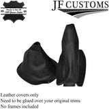 BLACK STITCH FITS MG MIDGET 64-79 LEATHER GEAR & HANDBRAKE GAITER CUSTOM NEW