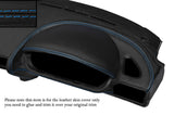 BLUE STITCH DRIVER SIDE SPEEDO DASH TRIM LEATHER SKIN COVER FITS BMW Z3 95-03