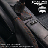 TAN STITCH LEATHER GEAR & HANDBRAKE SET FITS MAZDA MX5 MIATA EUNOS MK1 89-97