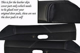 white stitch FITS MAZDA MX5 MK1 MIATA 89-97 2X DOOR CARD PADS LEATHER COVERS
