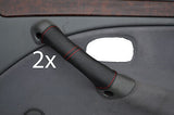 red stitch FITS ROVER 400 45 MG ZS 98-05 2X DOOR HANDLE COVERS CUSTOM NEW