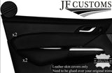 BLACK STITCH  2X FRONT DOOR TRIM +ARMREST COVRS FOR HONDA CIVIC TYPE R 06-12 5DR