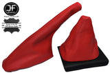 RED LEATHER GEAR & HANDBRAKE GAITER FITS SEAT IBIZA CORDOBA 1993-1999 CUSTOM NEW