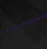 PURPLE STITCH REAL SUEDE MANUAL GEAR GAITER FOR VW GOLF MK5 V 03-09 CUSTOM NEW