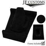BLACK STITCH SUEDE GEAR + SURROUND COVERS + FRAME FOR BMW 3 SERIES E21 75-83