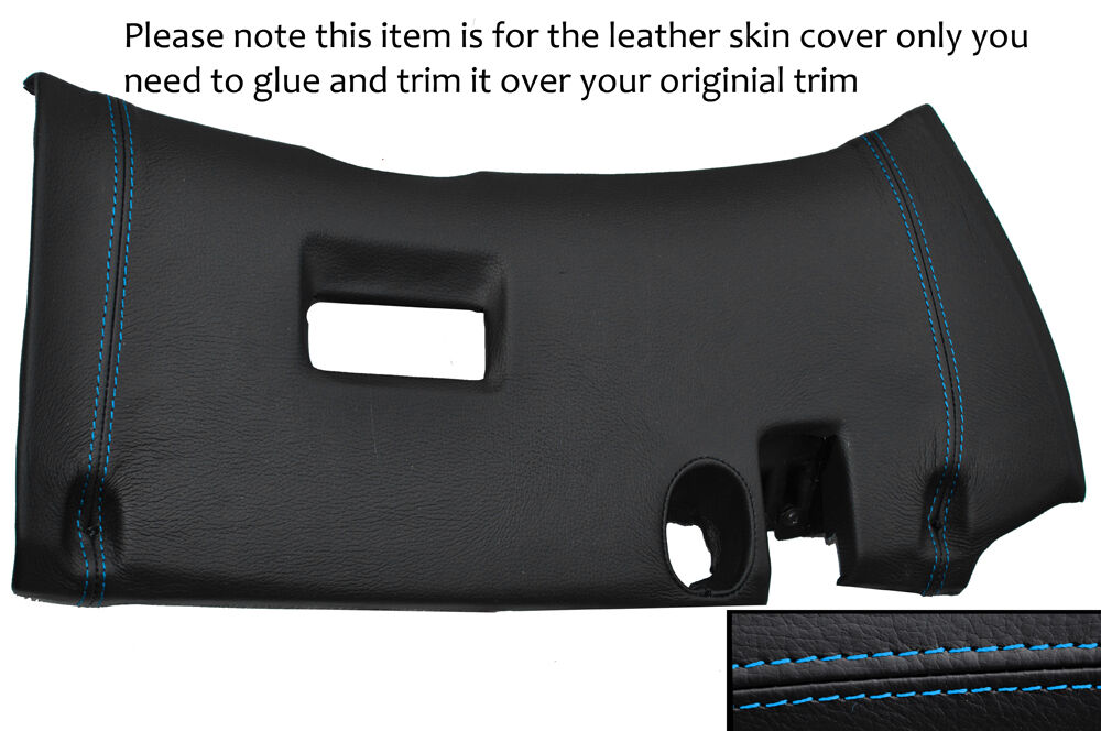 BLUE STITCH LOWER DASH PANEL TRIM LEATHER COVER FITS TOYOTA SUPRA MK4 93-02