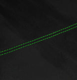 GREEN STITCH CONVERTIBLE HARDTOP 2X REAR C PILLAR PU SUEDE COVERS FITS BMW E36