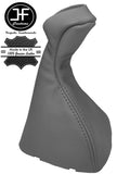 GREY LEATHER AUTOMATIC GEAR KNOB GAITER COVER FOR MERCEDES E CLASS W211 03-06