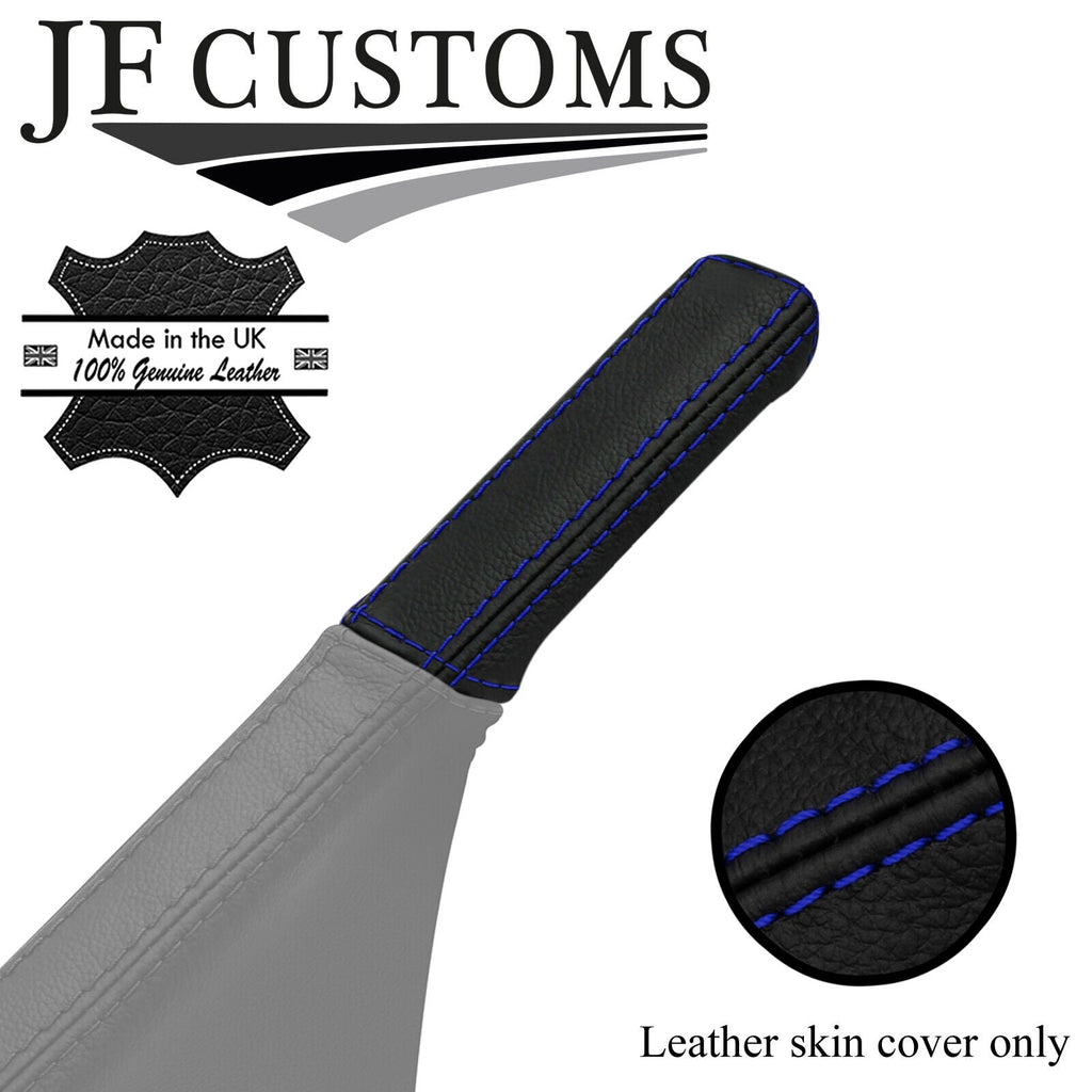 BLUE STITCH TOP-GRAIN LEATHER HANDBRAKE HANDLE COVER FOR AUDI A4 S4 B5 95-01
