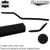 BLACK STITCH DASH PADS LEATHER COVERS FOR TRIUMPH SPITFIRE MK4 GT6 CUSTOM NEW