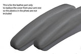 GREY STITCH 2X GREY ARMREST SKIN COVERS FITS MERCEDES V CLASS VITO W638 96-03