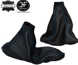 BLUE STITCH LEATHER GEAR & HANDBRAKE GAITER FITS ALFA ROMEO GTV SPIDER 98-05