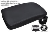 BLACK STITCHING ARMREST LID REAL LEATHER COVER FITS LEXUS RX350 RX450h 2010-2015