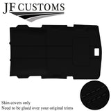 BLACK STITCH LUXE-SUEDE SUNROOF HEADLINER COVER FITS HUMMER H2 02-09 STYLE 2