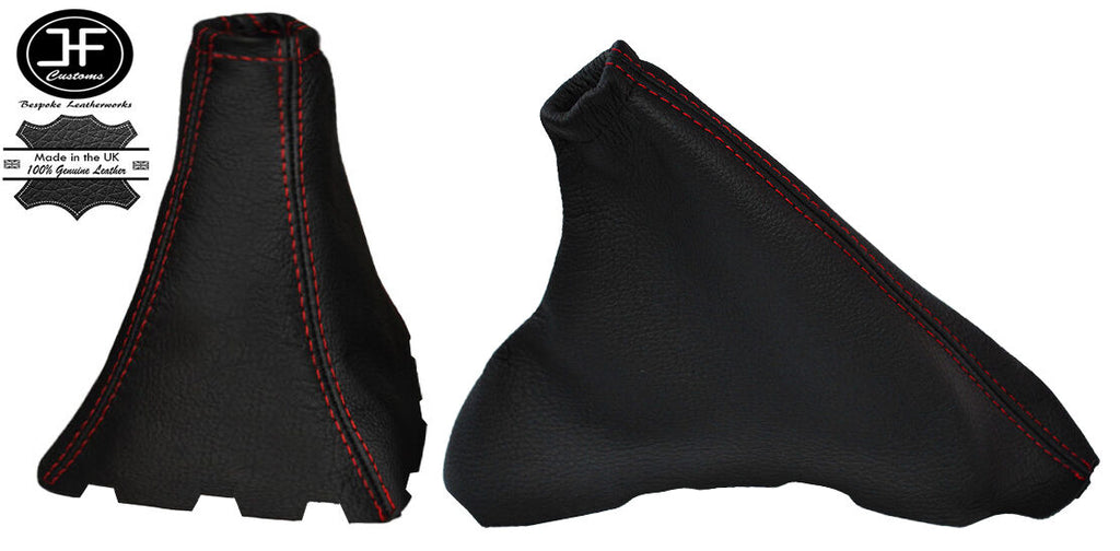 RED STITCH FOR OPEL VAUXHALL OMEGA C 1999-2003 GEAR HANDBRAKE GAITER LEATHER