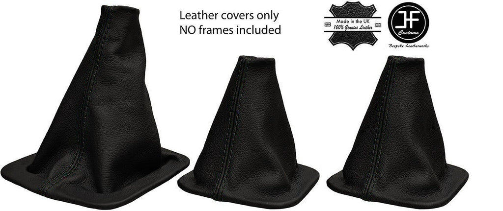 BLACK STITCH FOR LANDROVER DISCOVERY MK1 89-1994 GEAR HI LOW HANDBRAKE LEATHER