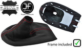 RED STITCH LEATHER GEAR + PLASTIC FRAME FOR PORSCHE BOXSTER 986 CARRERA 996
