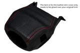 RED STITCH STEERING WHEEL SHROUD SKIN COVER FITS LAND ROVER DISCOVERY 1 89-94