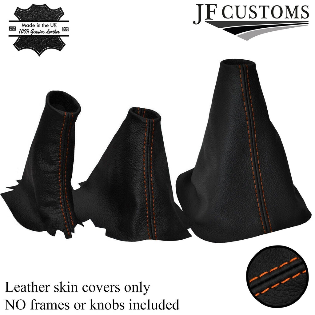 ORANGE STITCHING GEAR HI LOW HANDBRAKE GAITER FITS LAND ROVER DISCOVERY MK1 MK2