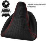 RED STITCH PERFORATED LEATHER MANUAL GEAR GAITER FOR BMW Z3 1995-2003 CUSTOM NEW