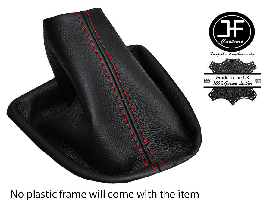 RED STITCH LEATHER GEAR GAITER SHIFT BOOT FITS RENAULT CLIO STORIA MK2 97-05