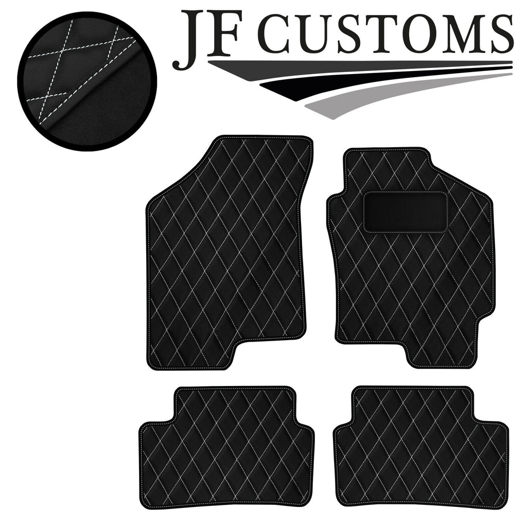 WHITE DIAMOND VINYL 4XTAILORED FLOOR CARPET FOR HYUNDAI TIBURON COUPE 02-09 JF1