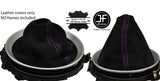 PURPLE STITCHING REAL SUEDE MANUAL GEAR GAITER FITS NISSAN 350Z 33Z 2002-2009