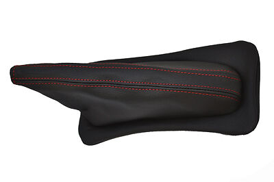FITS FIAT X1/9 X19  red stitch LEATHER HANDBRAKE GAITER CUSTOM NEW MADE IN UK