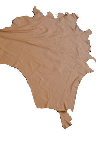 LARGE ORANGE TAN LEATHER  HIDE QUALITY SEXY 45 CUSTOM NEW MADE IN UK